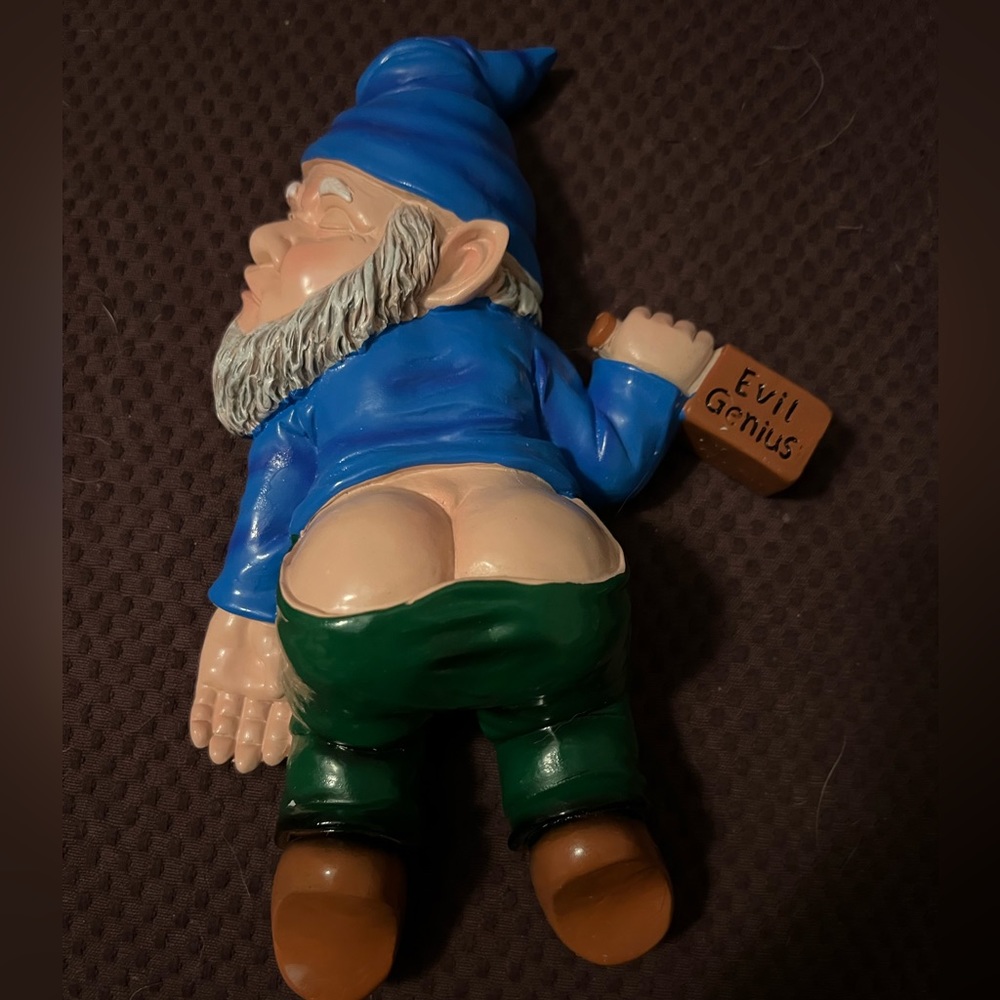 Drunk Gnome Lawn Ornament